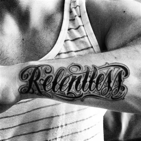 Relentless tattoo. Things To Know About Relentless tattoo. 